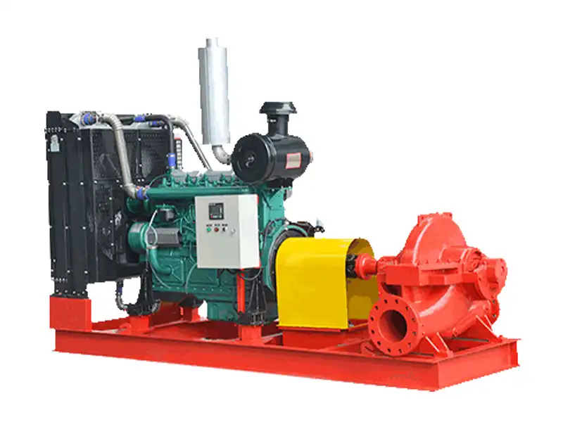 XBD-G-SH Diesel double suction split fire pump set