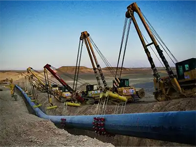 China pipeline pressurization project 