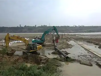 America River sand mining 