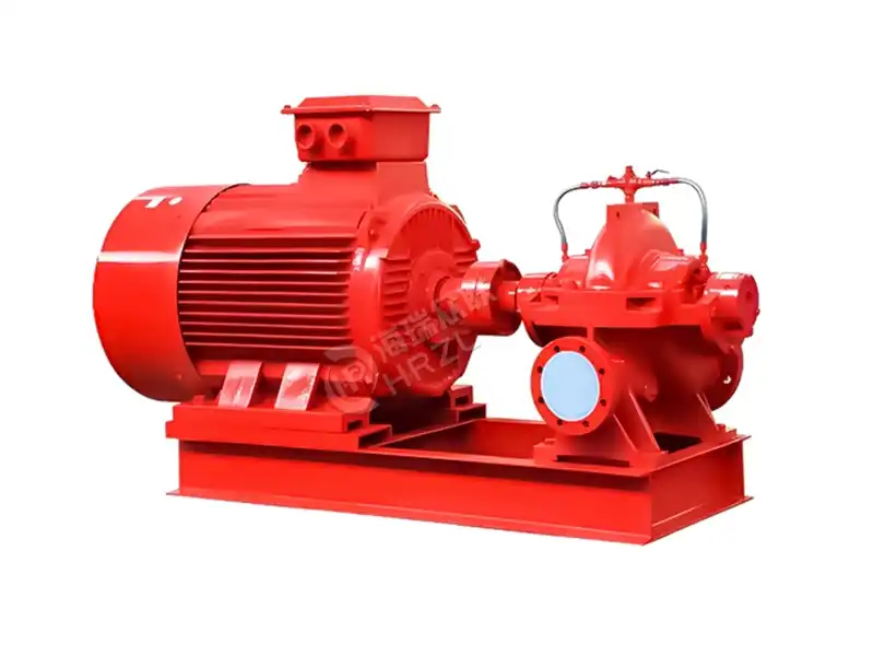 XBD-G-OS motor double suction split fire pump set