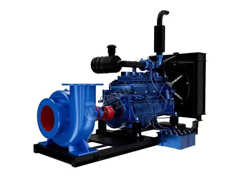 HRZL-C/HW diesel engine horizontal mixed flow pump