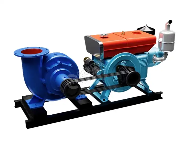 HRZL-CD/HW Single cylinder diesel engine mixed-flow pump