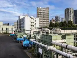 Korean sewage treatment plant